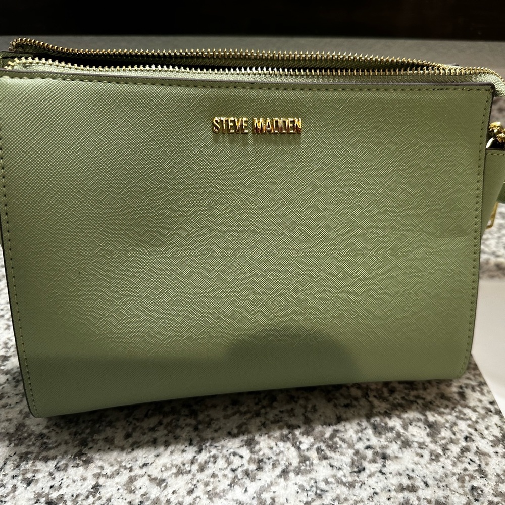 Green Steve Madden purse